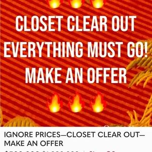 Help clear my closet!